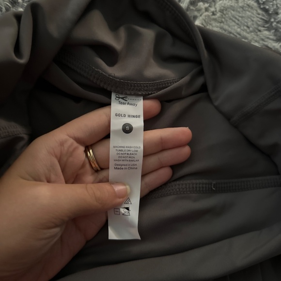 Gold Hinge skirt charcoal gray - Picture 3 of 3